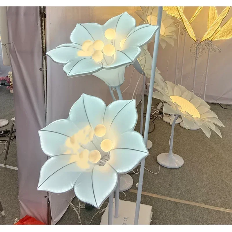 Modern Flower Wedding Lights Festive Atmosphere LED Light for Party Stage Road Lead Background Decoration floor lamps