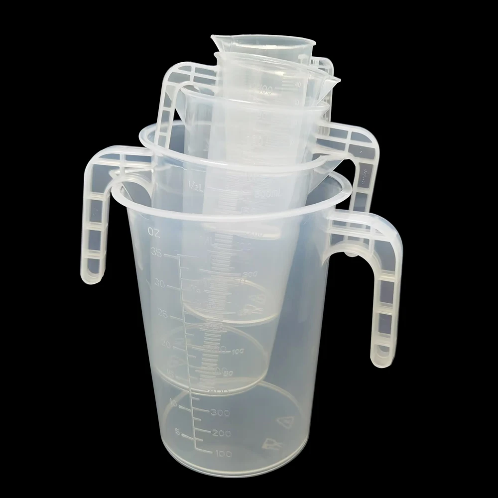 5Pcs Set Laboratory measuring cylinder Measuring Cup Student School Teaching Equipment Experiment to Measuring Cup functional