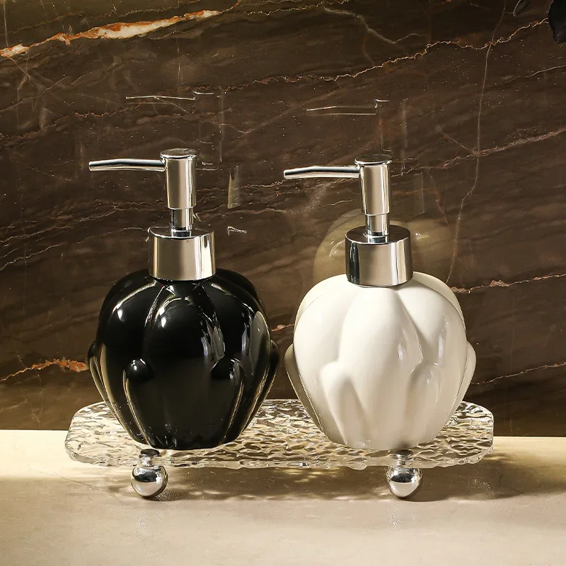 

340 мл керамическая бутылка с дезинфицирующим средством для рук с высоким содержанием лица, гель для душа в ванной комнате, шампунь, лосьон, отдельные бутылки, seifenspender