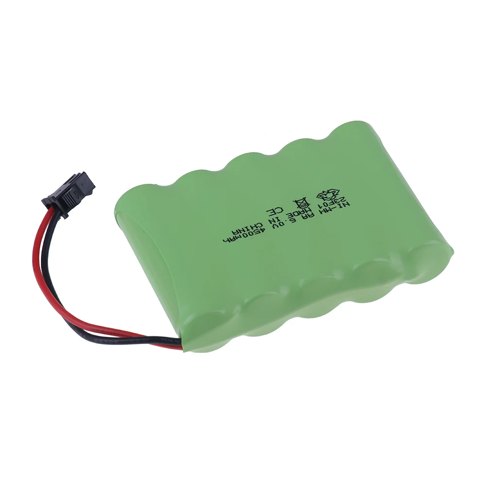 Upgrade 6v 4500mah NiMH Battery For Rc Toy Cars Tank Truck Robots Guns Boats Parts AA Ni-MH 6v Rechargeable Battery Pack 3500mAh