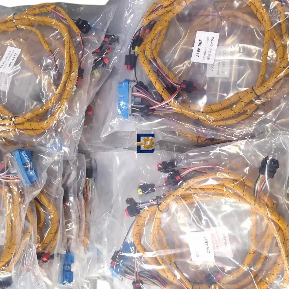 296-4617 2964617 Engine Cable Wiring Harness Excavator Attachments For C6.4 Engine 320D E323D2 E321D E321D Excavator