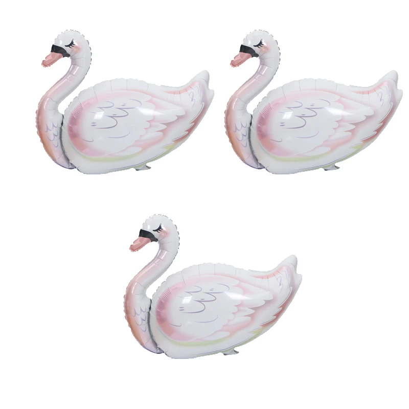 Cartoon animal balloon toy swan shape balloon birthday party decoration wedding arrangement aluminum foil balloon