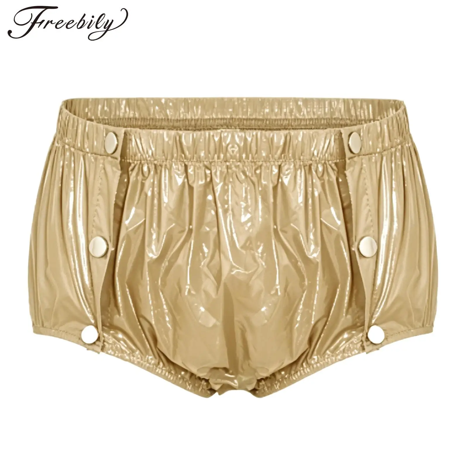 Kids Girls Incontinence Diaper Cover Shorts Elastic Waistband Press Buttons Water Resistant Reusable Swim Diaper
