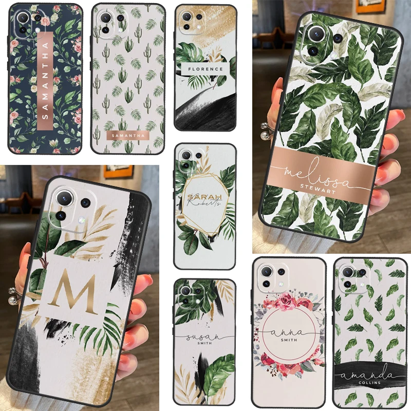 Custom Palm Plants Exotic Greenery Case For POCO F5 X3 X5 Pro F4 X4 GT F3 M5s M5 Cover For Xiaomi 13 Lite 12 11 11T 12T Pro