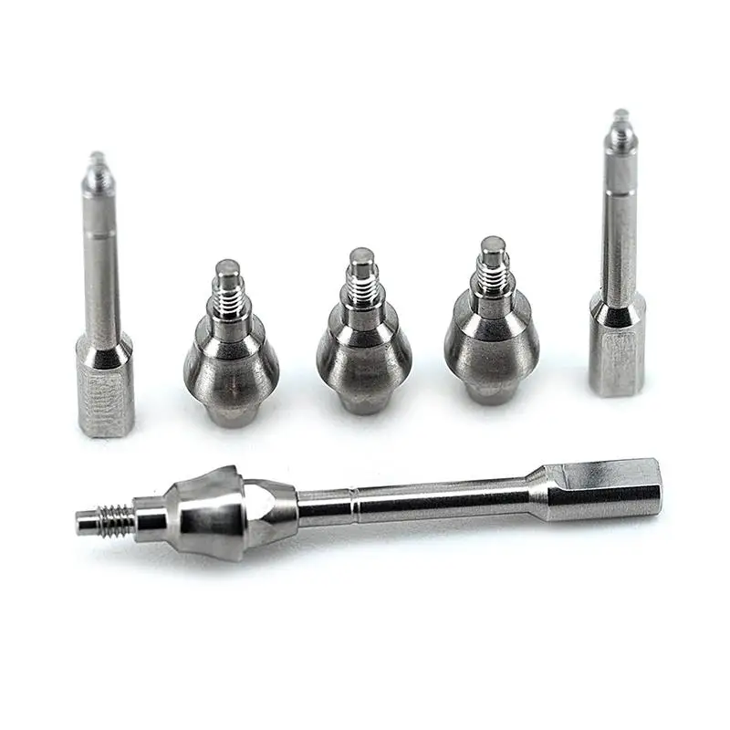 Right-angle Titanium Substrate Base Replacement Repair Cap 1 Set Durable for Professional Dental Clinical Repair Work Use