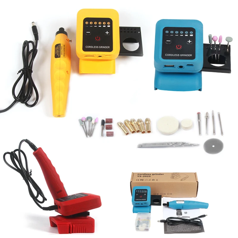 

80W Electric Grinder No-load speed up to18000r/min DIY Lithium Electric Grinder For Makita/DeWalt/ Milwaukee 18V-21V Battery