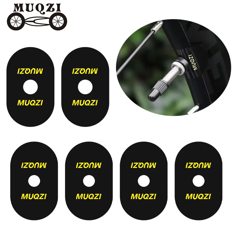 

MUQZI 4/10 PCS Presta and Schrader Valve Stickers MTB Road Folding Bike Tires Valve Stem Protection Sticker