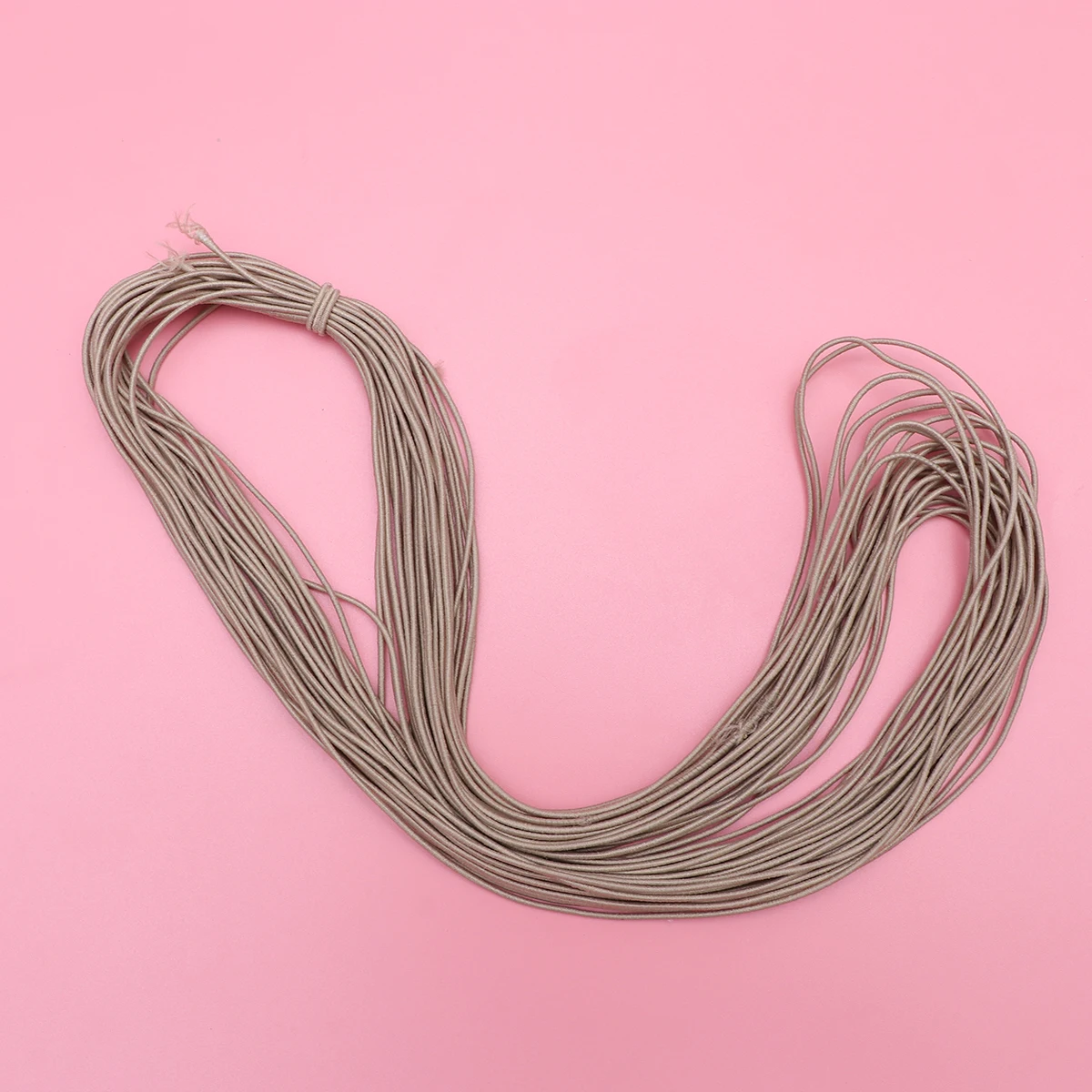 

Elastic Cord for Jewelry 3 Bundles Round Beads Bracelets DIY Crafts Stretch String Fabric Covered Suitable Bracelets Necklaces
