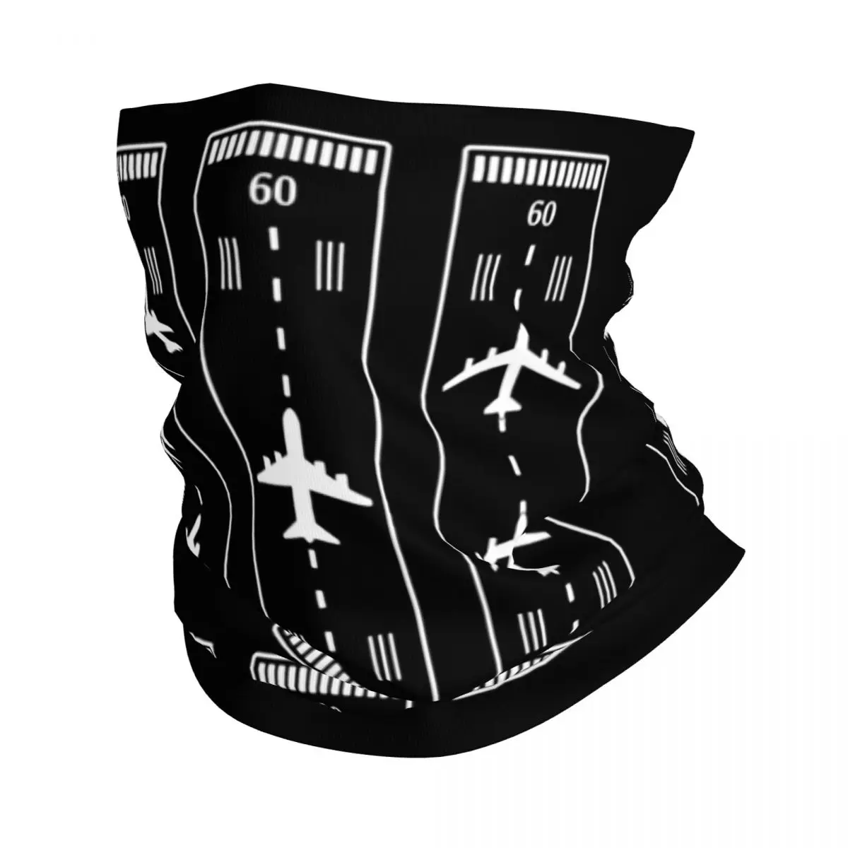 Airport Runway Traffic Controller Bandana Neck Gaiter UV Protection Face Scarf Cover Flight Pilot Airplane Aviator Headband