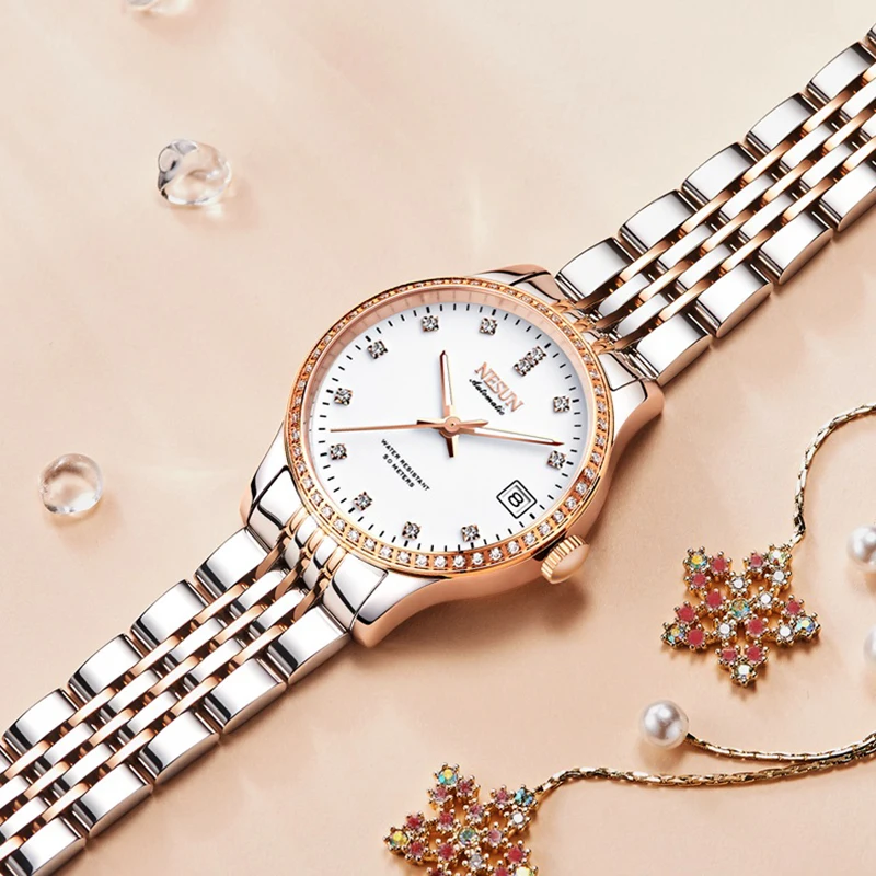 Nesun presente masculino relógio mecânico relógio mecânico automático relógio mecânico feminino presente do dia dos namorados pulsowa