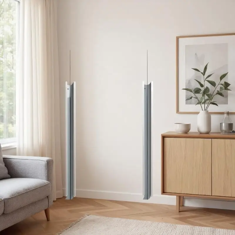 Modern Simple Light Luxury I-Shaped Cabinet Door Handle Extended Round Head Drawer Wardrobe Cabinet Furniture Door Handle