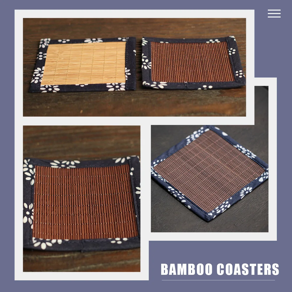 

Weaving Mug Mat Tea Fabric Decorative Table Accessories Coffee Cloth Decoration