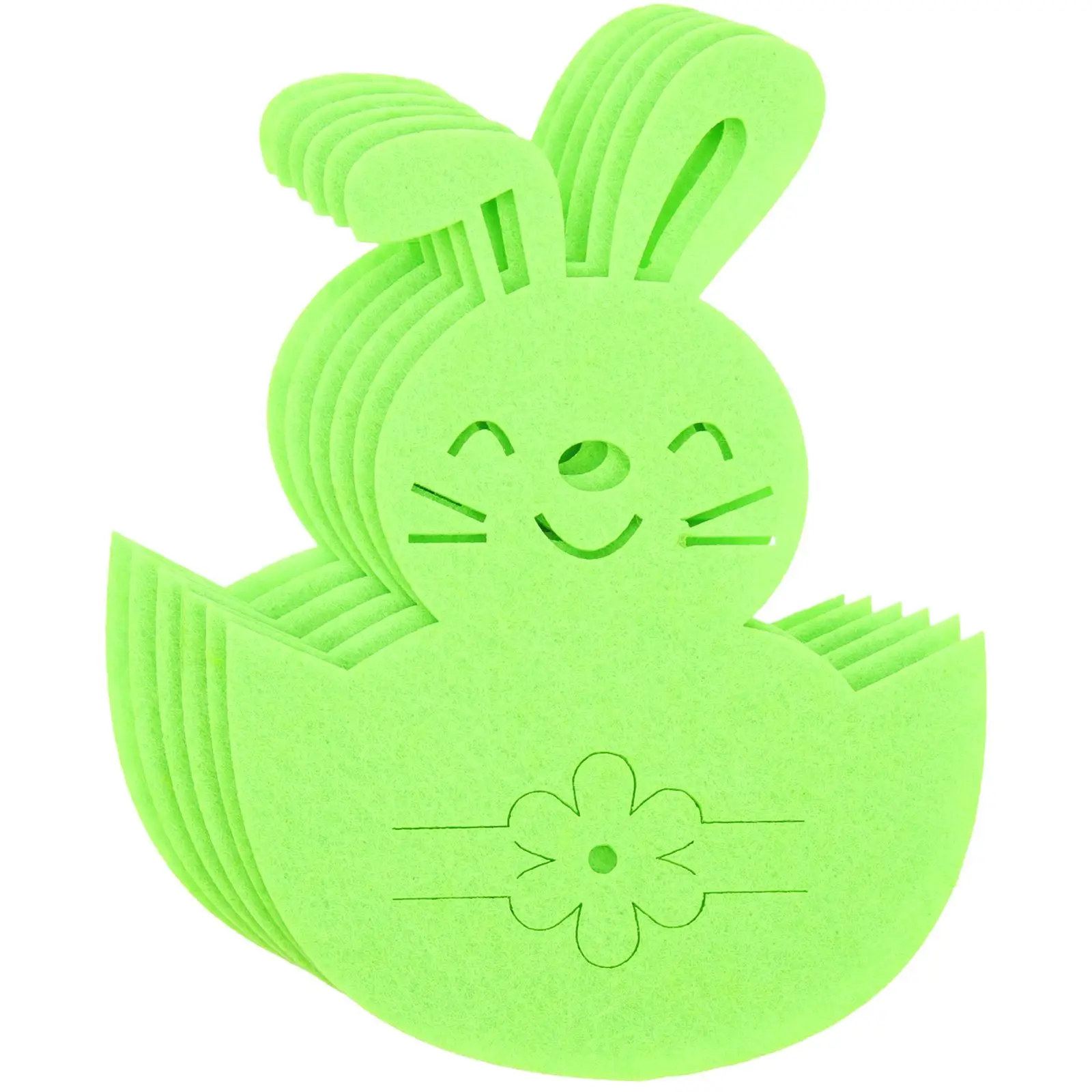 

Easter Cutlery Holder Rabbit Shape Easter Cutlery Bag Tableware Decorations Banquet Party Silverware Pouch Fork Bag