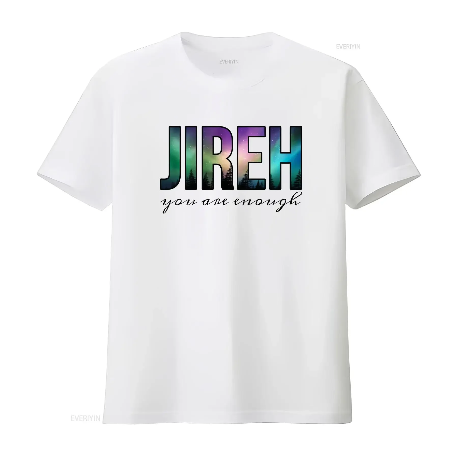 Jireh You Are Enough T Shirt Elevation Worship Song Christian  vintage Washed Breathable designer clothes streetwear Stylish