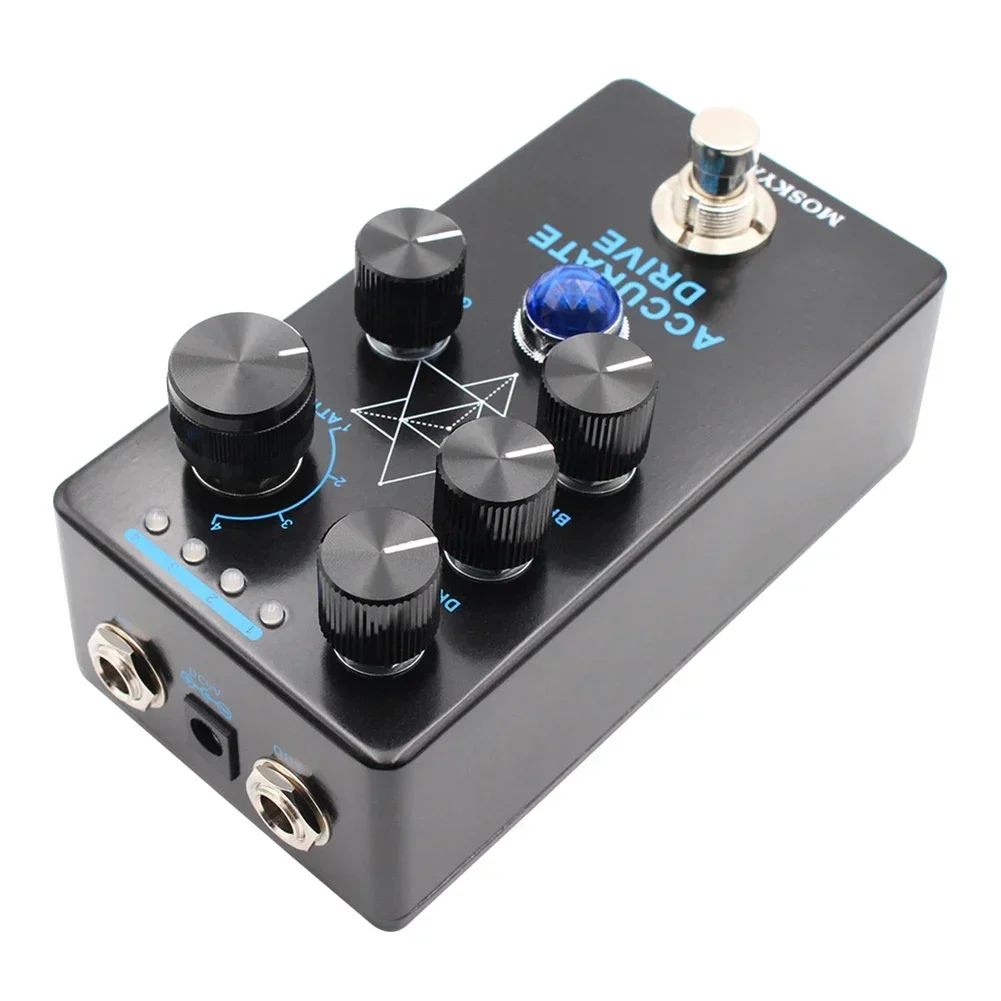 1pc Guitar Overload Effector Moskyaudio Accurate Drive Overdrive 4Mode Selection Knob The Guitar Effect Pedal Guitar Accessories