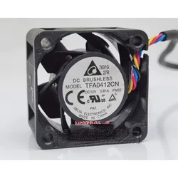 New Cooler Fan for Delta TFA0412CN 4028 12V 0.81A 4-wire PWM Temperature Controlled Violent 4CM Switch Fan 40*40*28mm