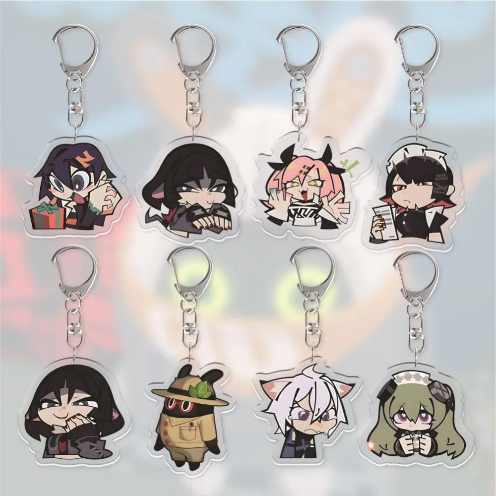 

Diy Custom Anime Zenless Zone Zero Acrylic Keychain Q Version Cute Cartoons Creative Backpack Pendant Girl Jewelry Holiday Gifts