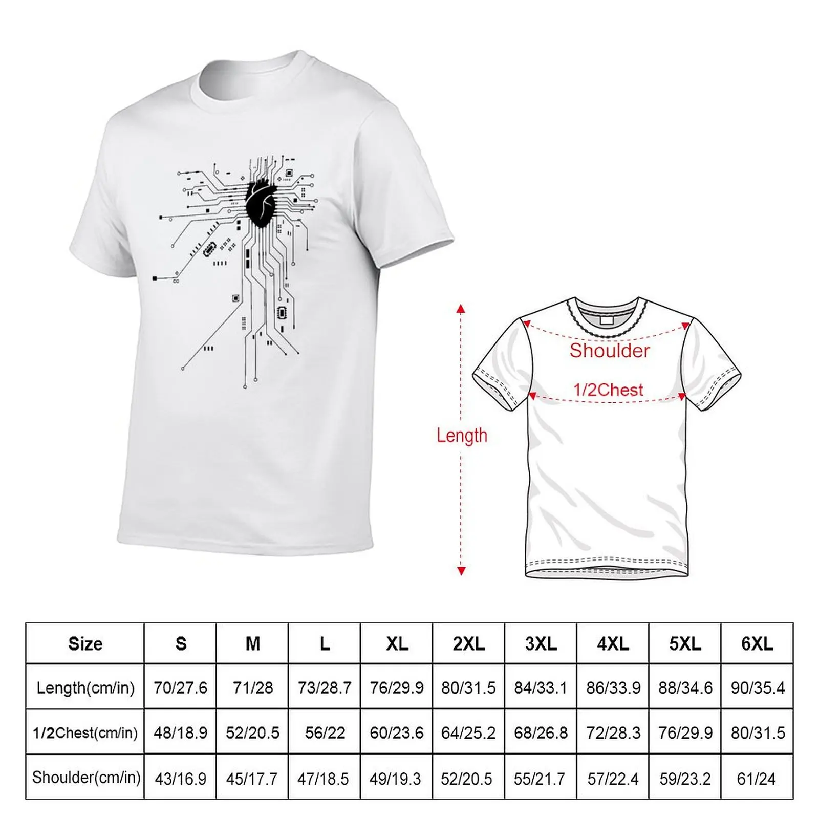 T-Shirt oversize graphic shirts shirts t man shirts t board circuit anime vintage man funny for t Printed