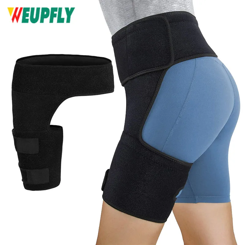 Sciatica Nerve Pain Relief Thigh Compression Brace For Hip Joints Arthritis Groin Wrap Brace Protector Belt Legwarmers