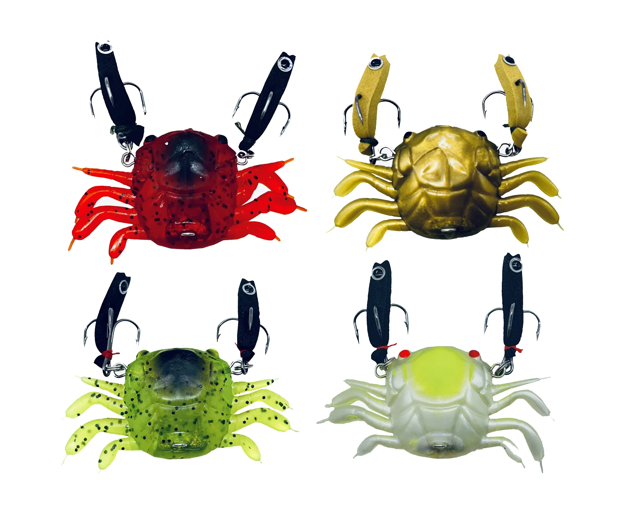 Sea crab 4.5cm/ 5.4g  6.5cm/13g  8cm/34.5g soft lure  with lead inside for sea fishing