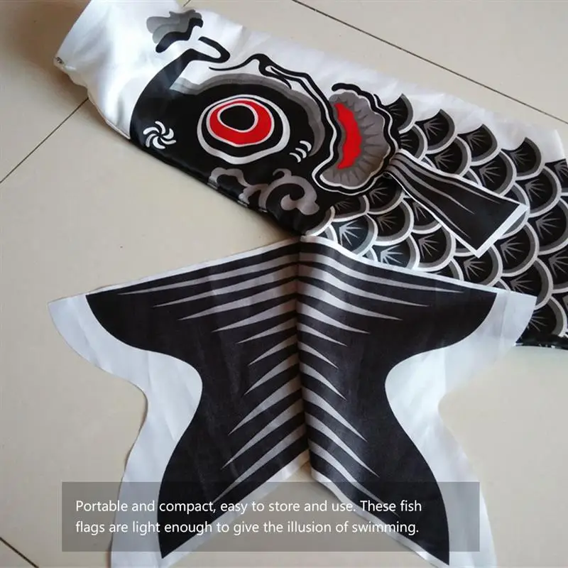 Bandiera giapponese Carp Windsock Hanging Koinobori Wind Streamer Decor Garden Flags Windsocks Kite Outdoor Spiral Socks Car Column