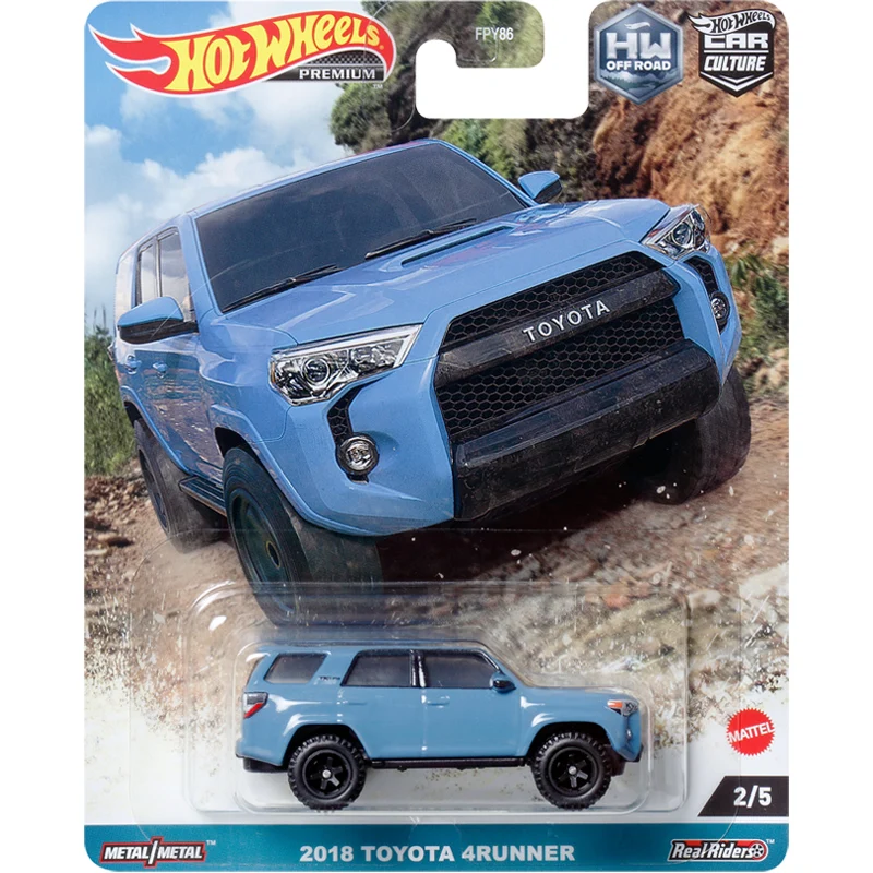 Genuine Hot Wheels Premium Car Culture HW Off Road Boys Toys 1/64 Diecast Toyota 4 Runner Range Rover Classic Metal Model Gift