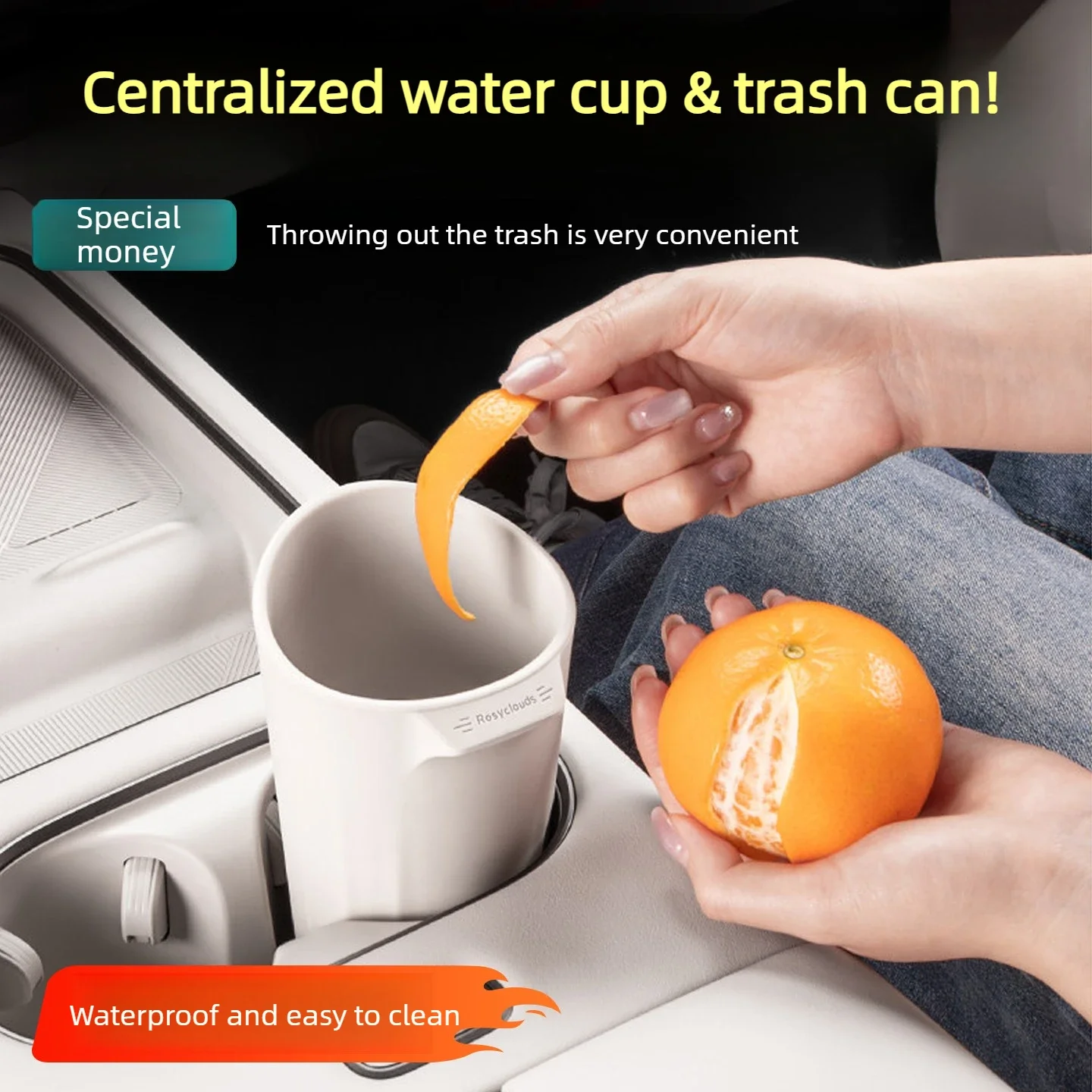 For Li Auto L6 L7 L8 L9 I6 I8 Livis Car Silicone Water Cup Trash Can Car Door Umbrella Storage Box Waterproof Car Accessories