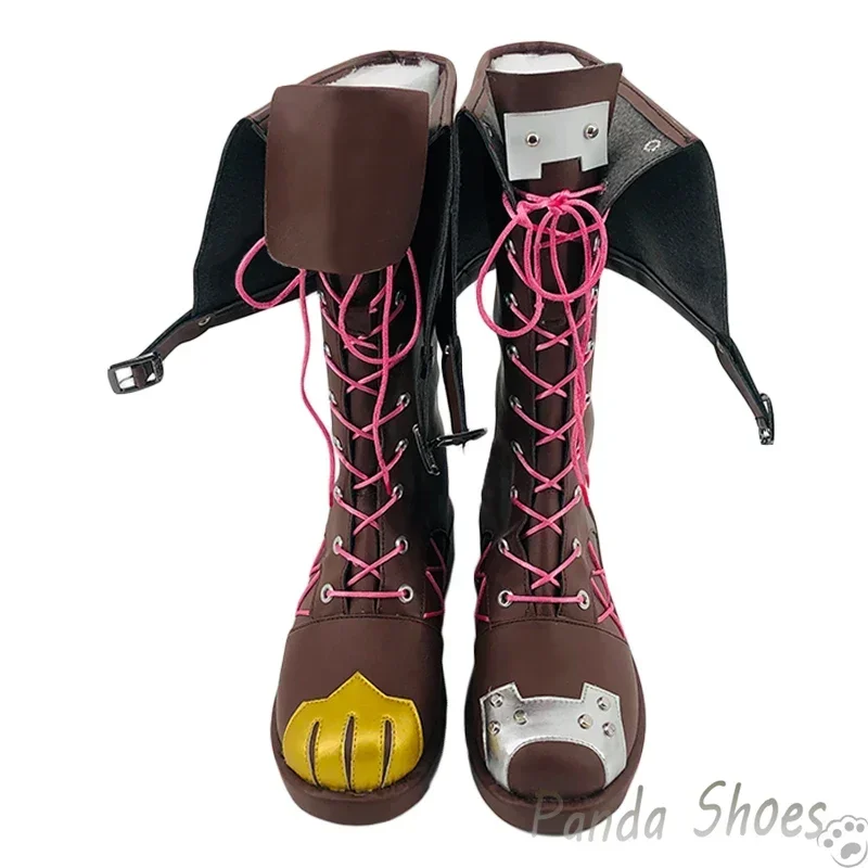 LOL Jinx أحذية كوسبلاي أنيمي لعبة جامعة الأساطير كوس أحذية مدفع فضفاض زي الدعامة أحذية لحفلة الهالوين #3