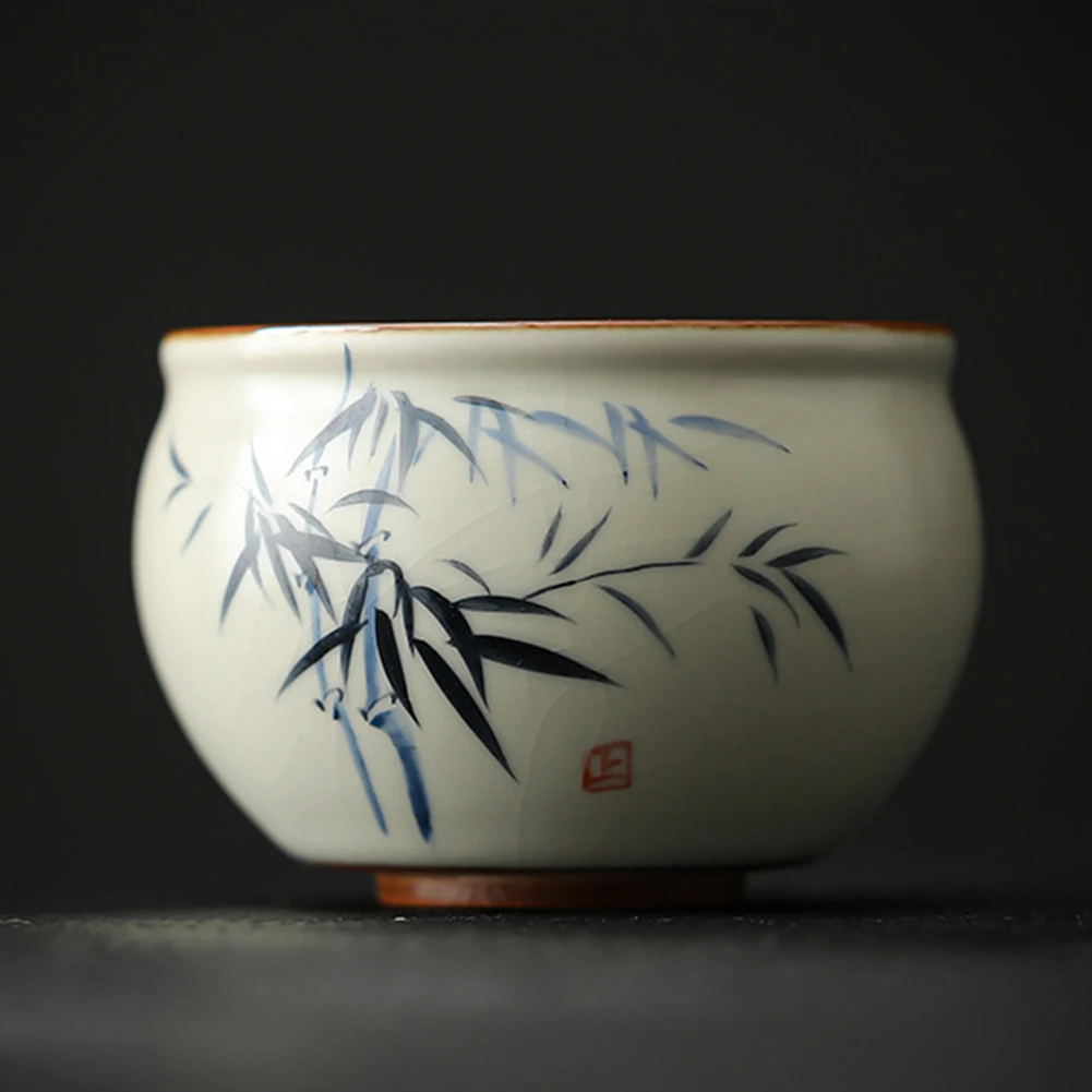 Large Chinese Tea Cup Handleless Japanese Tea Cup For Tea Lovers