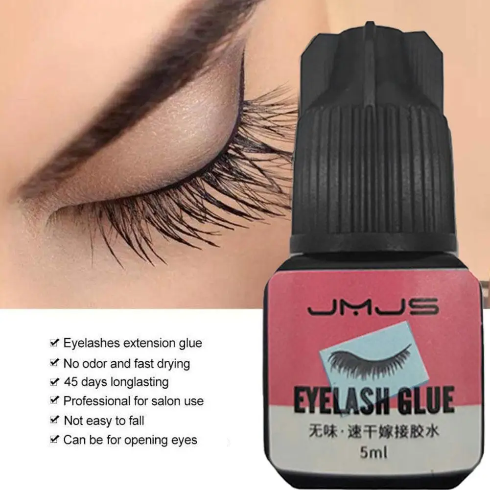 5ml extra starke Wimpern kleber verlängerung geruchs arm 1 Sekunde schnell trocknender Wimpern kleber für falsche Wimpern wasserdichter Kleber lift gl x3z0