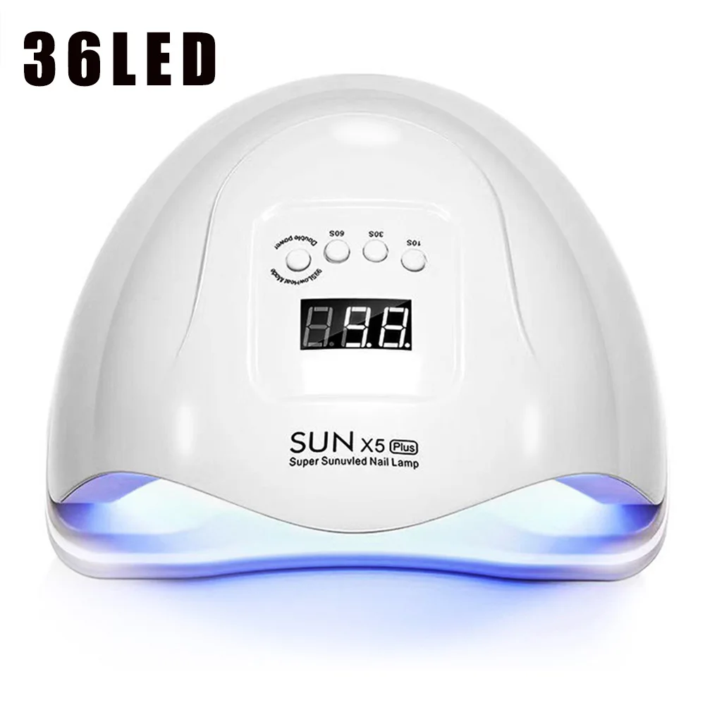 High-power 128W and 36pcs LED Nail Lamp Nail Phototherapy Lamp Removable Base Quick Bake Glue To Reduce Burning Sensation