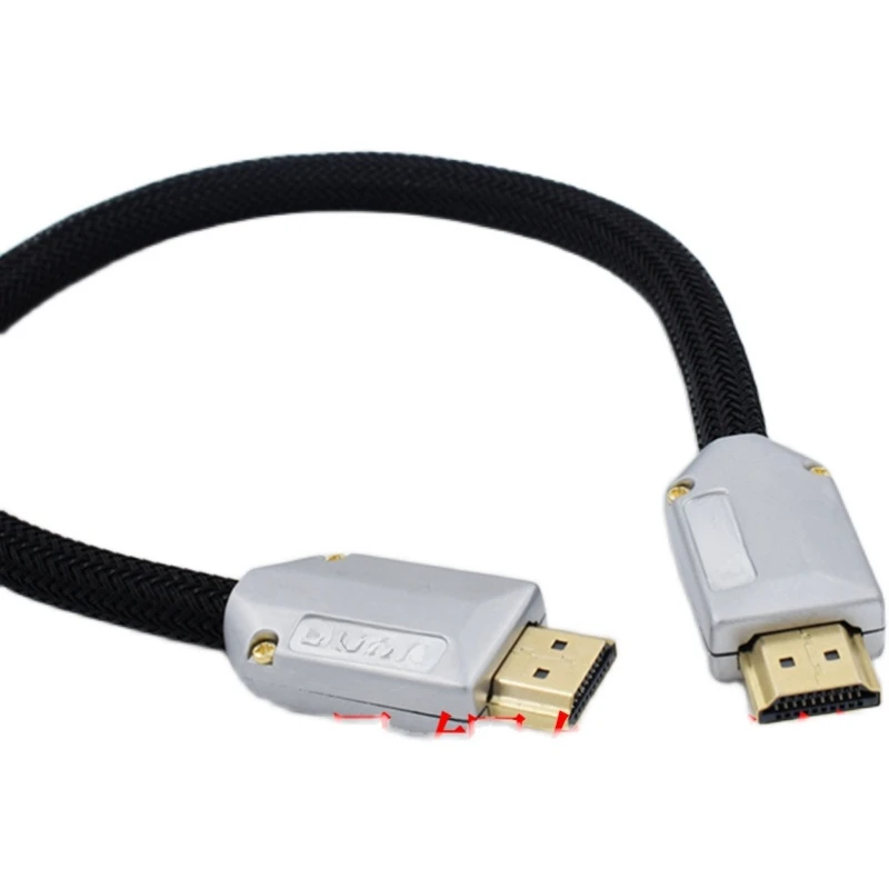 Das versilberte HiFi-HDMI-IIS-Kabel der Audiophile Qualität ist für den Anschluss Costa de Xiangsheng I2S-Signalkabel Audiokabel geeignet