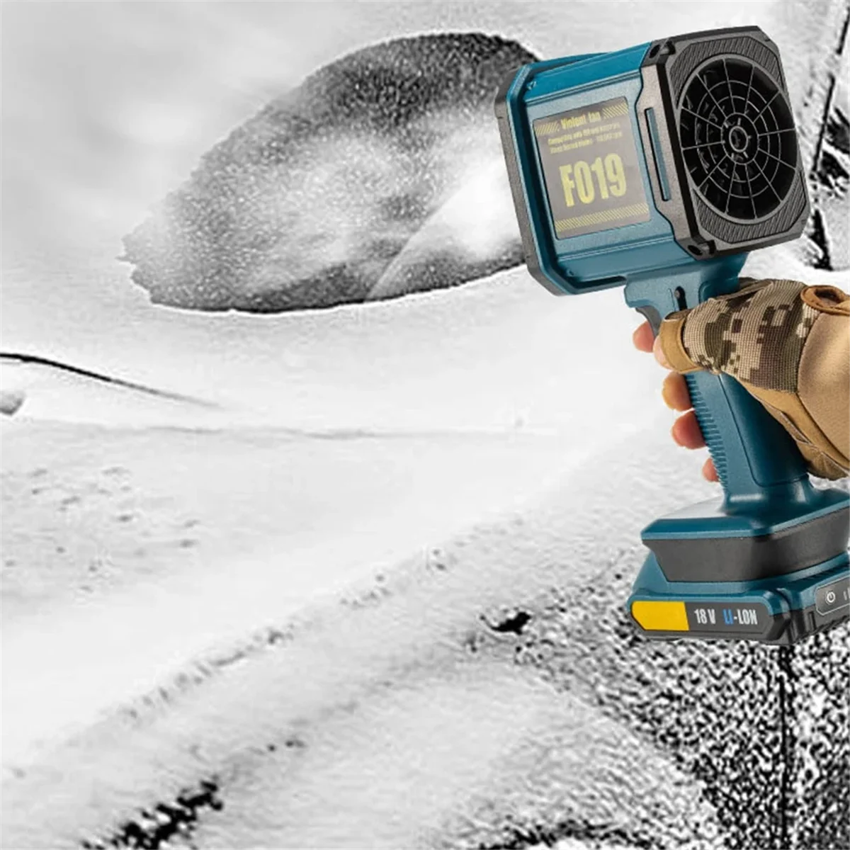 N18R توربو مروحة التوربينات منفاخ نفاث قابل للتعديل سرعة الرياح مروحة نفاثة لاسلكية قوة قوية منفاخ هواء قوي لتنظيف السيارة أ