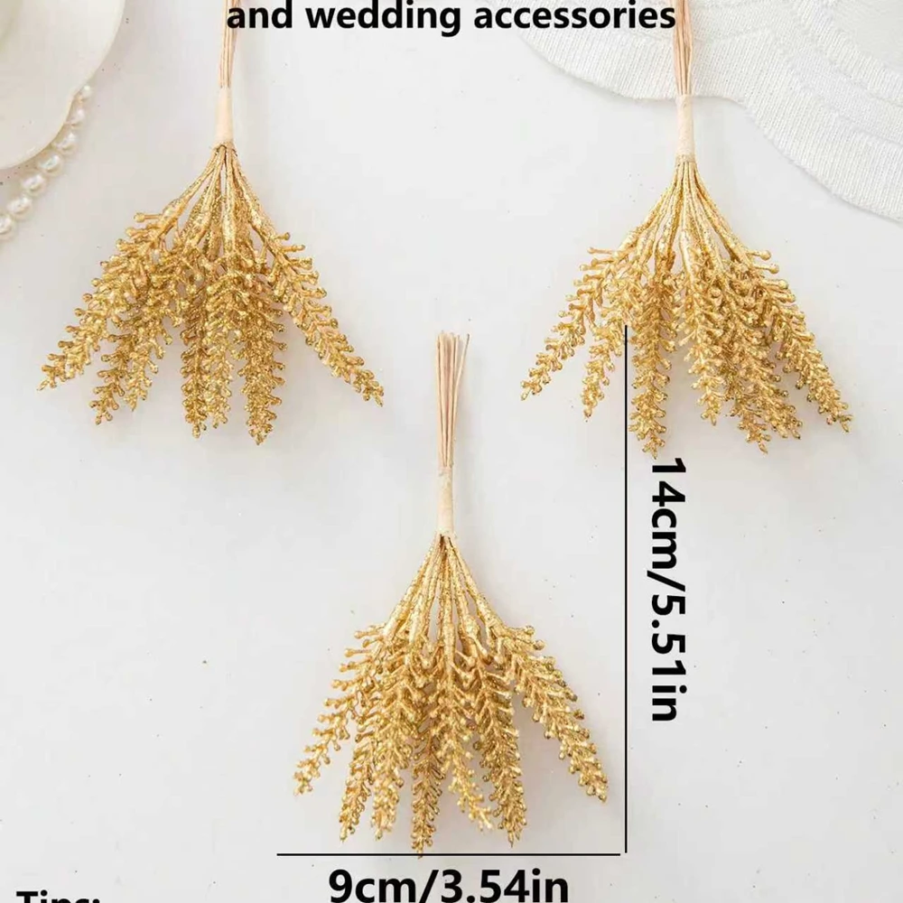 1PC Künstliche Blumen Pflanze Hause Zimmer Weihnachten Baum Hochzeit Kranz Dekor Zarte Bouquet Zubehör Ausverkauf Candy Box Füllstoff – Detail 5