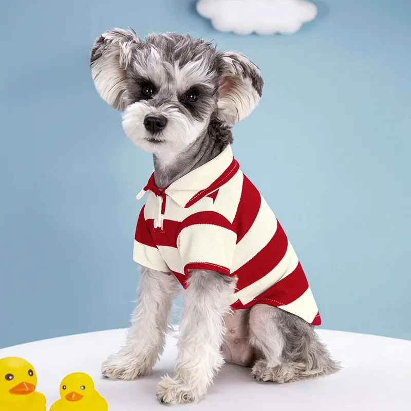 Hundepolohemd, Hundekleidung, Sommer-Freizeitkleidung für kleine und große Hunde, Katzen-T-Shirt, Chihuahua-Mops-Kostüme, Yorkshire-Hemden – Detail 13