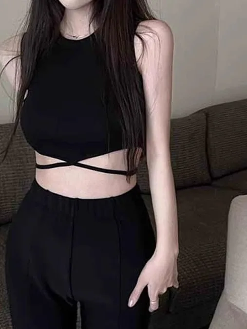 Gilet con strato interno Svel con lacci Street Sle Gilet sottile estivo in poliestere slim fit Nessun marchio Street Faion Innerwear