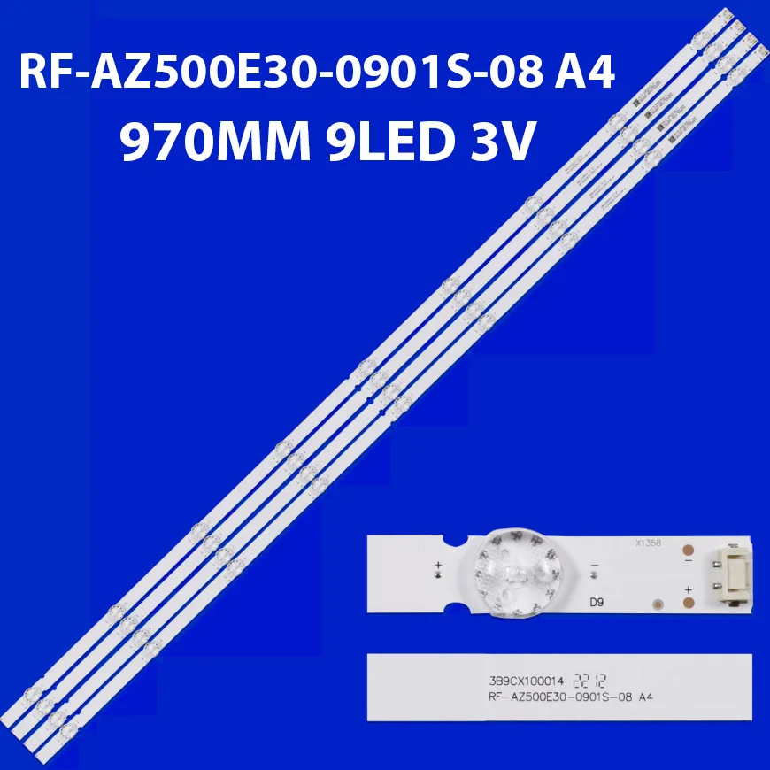 

Лента светодиодной подсветки, 9 ламп для телевизора 50 дюймов RF-AZ500E30-0901S-08 A4 50PUF6192/T3 50PUF6112/T3 50PFT5503 50PUF6152/T3
