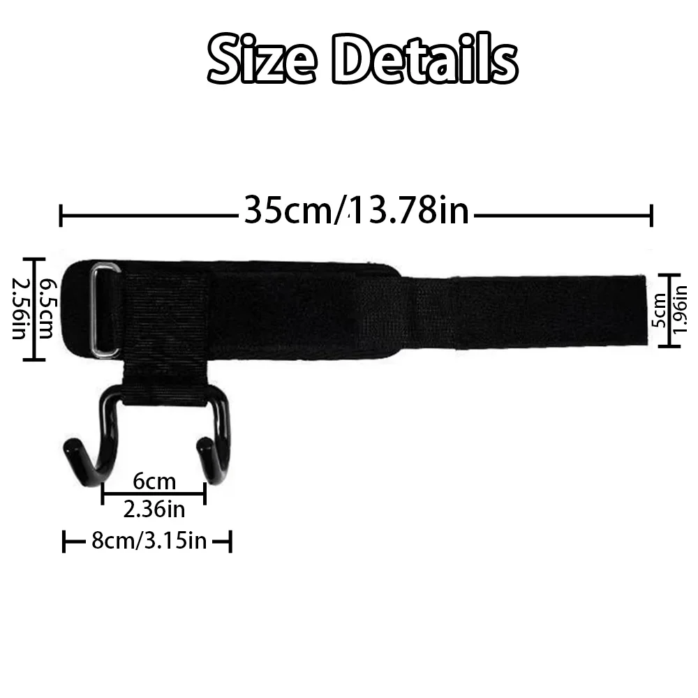 1/2pcs Pull-Up Assist Hook Fitness Wrist Strap - Perfect for Weightlifting Pull-Up and Strength Training Aids to Prevent Slippin image 6