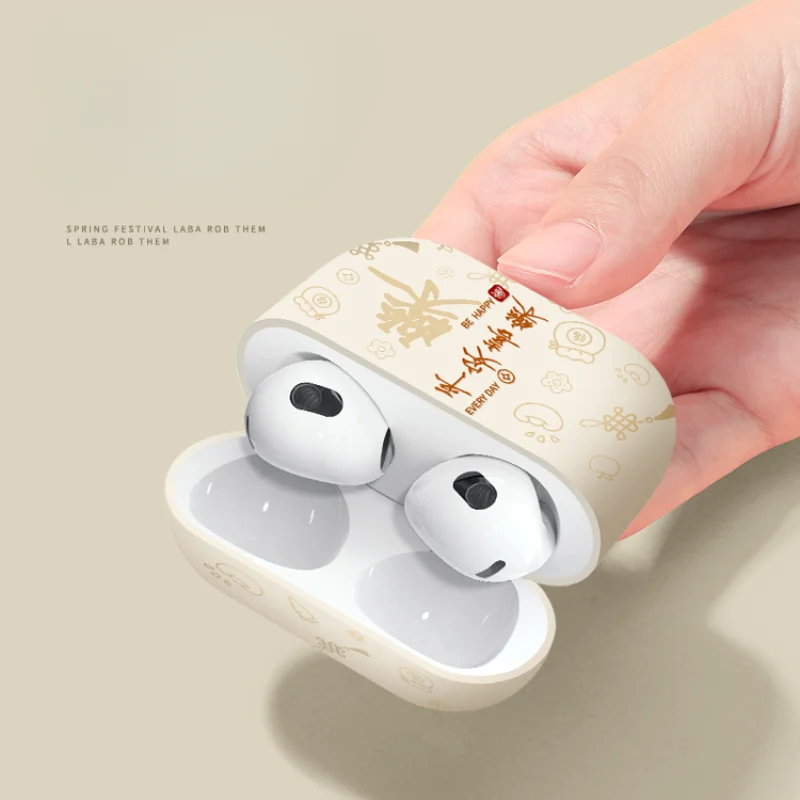 For Airpods Pro 2 Case Written Words Wireless Headphone Cover for Apple Airpods 3 Pro USB C 2nd 3rd Generation TPU Shell