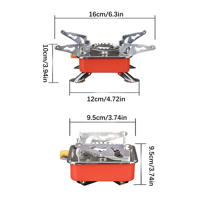 Outdoor Picnic Gas Burner Camping Hiking Fishing Mini Gas Stove Cooker