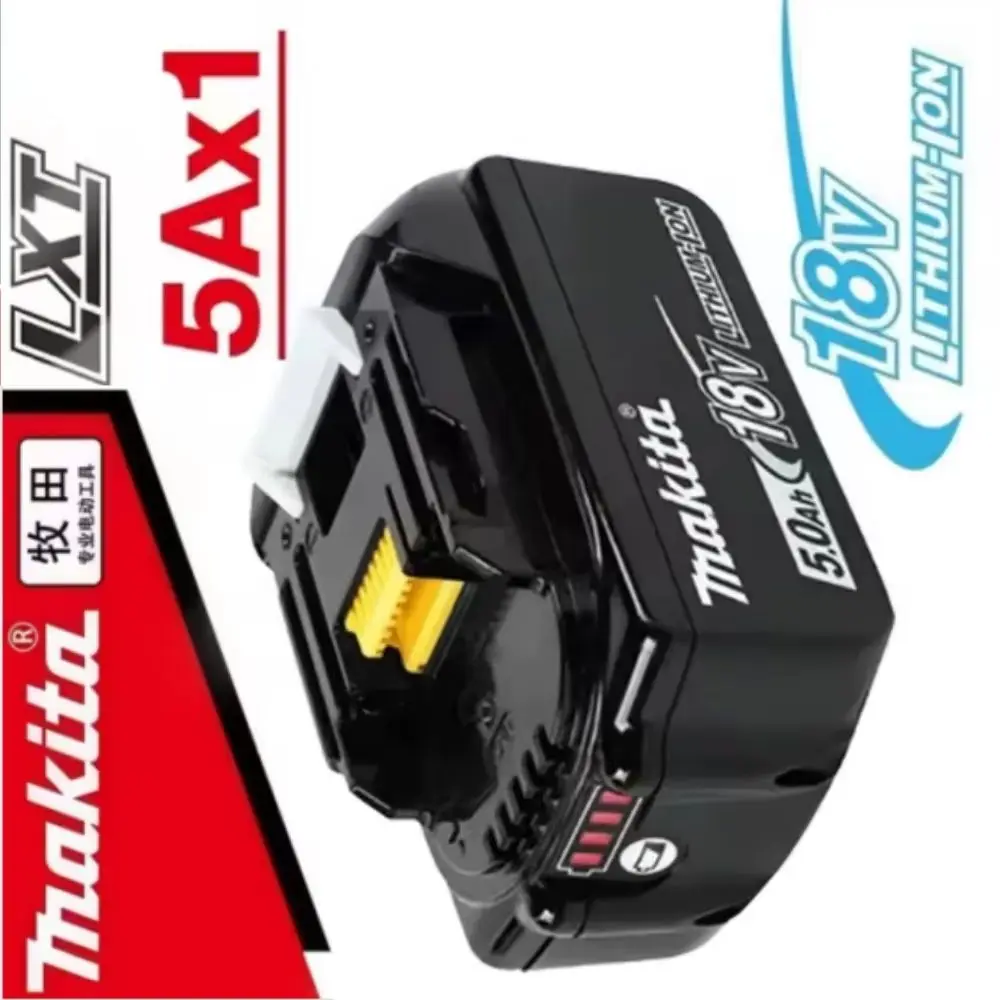 Original Makita 18V 5Ah Battery Compatible with BL1830B BL1850B BL1850 BL1840 BL1860 BL1815 Lithium Replacement for Power Tools