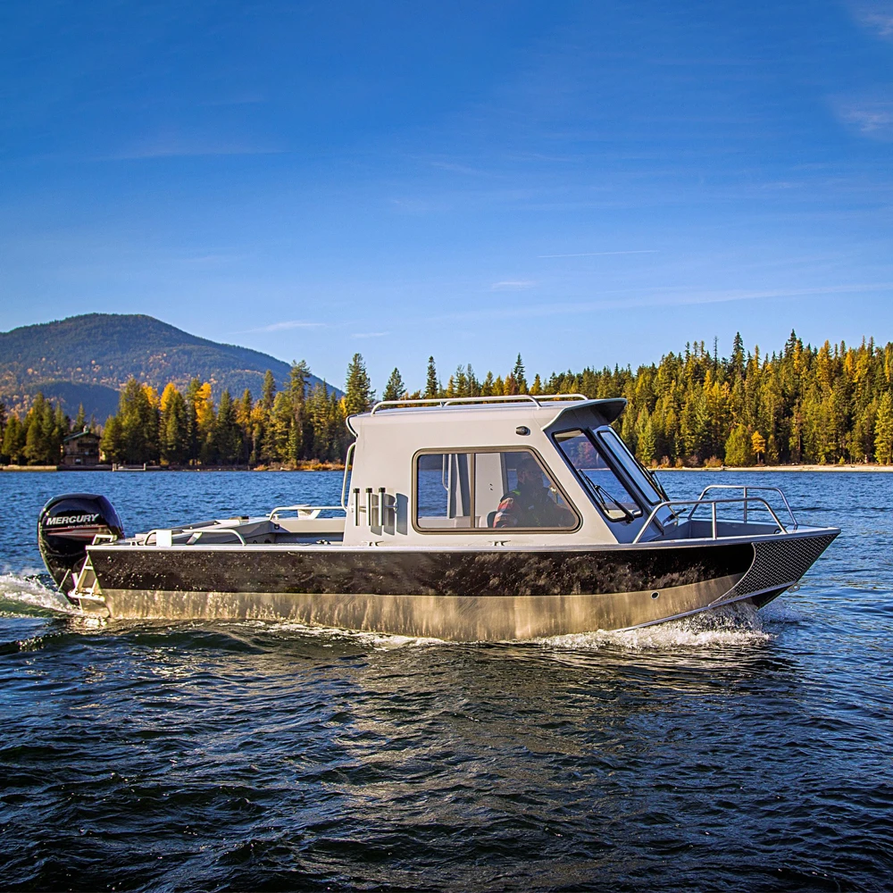 2022 18ft Aluminum Cabin Fishi - đánh giá và giá Fishing Boat Aluminum