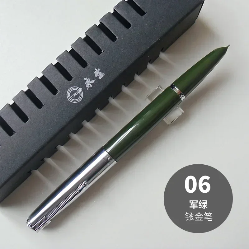 新しい-yongshen-601-真空充填万年筆筆記文具オフィス学校筆記インクペン可視窓付きギフトボックス-supp