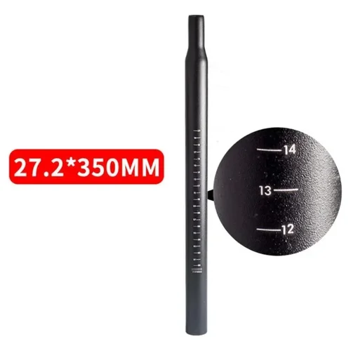 Imagen 2 del producto Sillín de bicicleta tija de sillín varilla de tija de sillín MTB tubo de sillín de carretera 25,4/27,2/28,6/31,6mm hermosas líneas accesorios de bicicleta