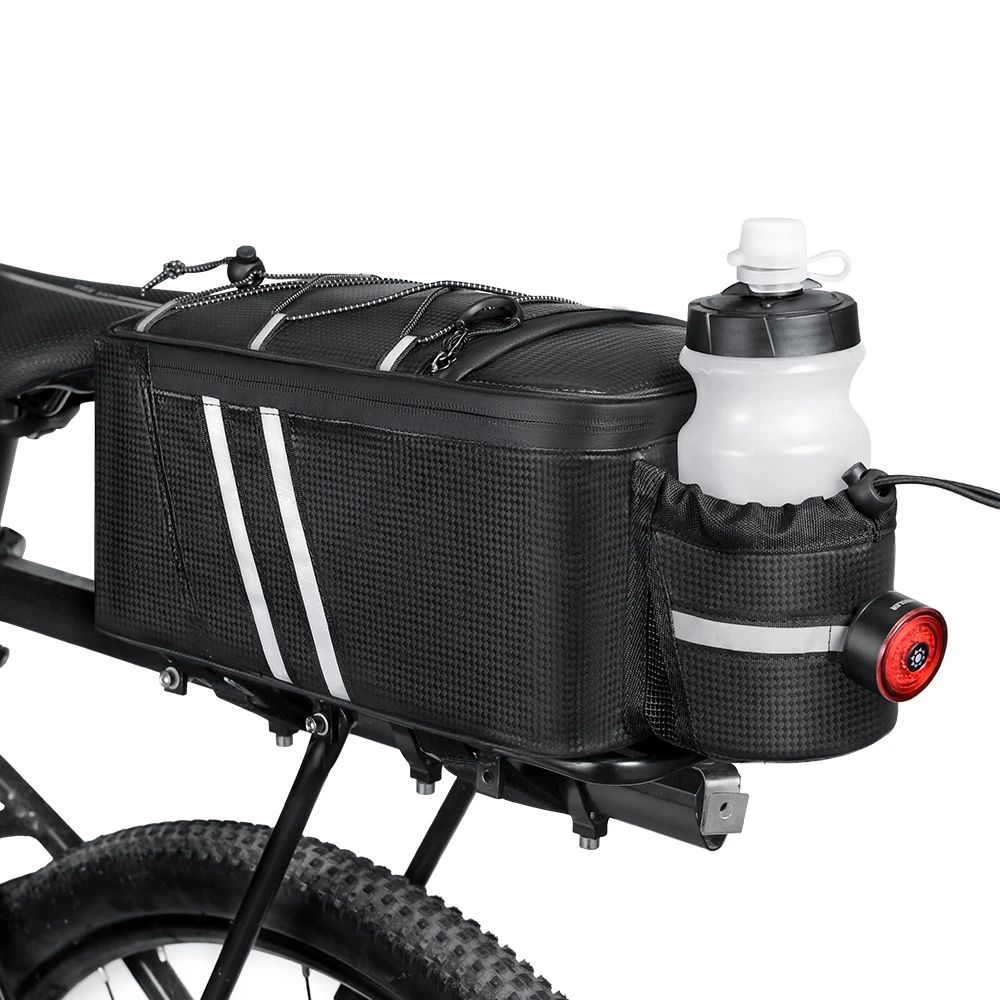 NEWBOLER 10L Fahrrad-Gepäckträgertasche, wasserabweisende Fahrradtasche, Fahrrad-Rücktasche, Bikepacking-Zubehör – Detail 8