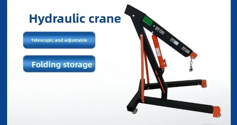 3 tons 2 tons folding hanger, engine engine small crane folding crane labor-saving heavy duty