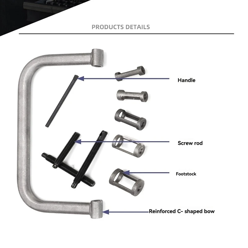 Valve Spring Dismounting Clamp Valve Spring Removal Pliers Compressor Gasket Replacement Clamp Dismounting Tool-AT36