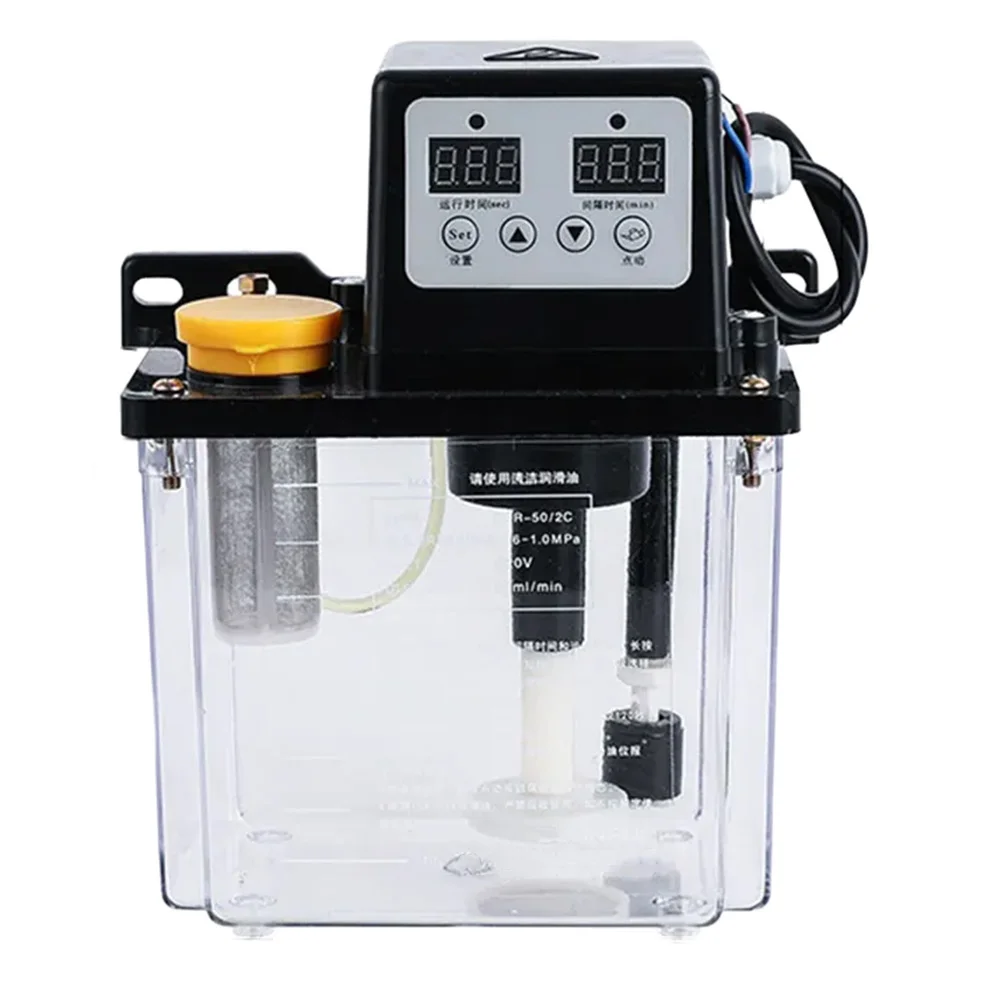 Automatic Lubricating Oil Pump for CNC Systems Featuring Alloy Gear Pump with 1L 2L Reservoir and Easy Installation