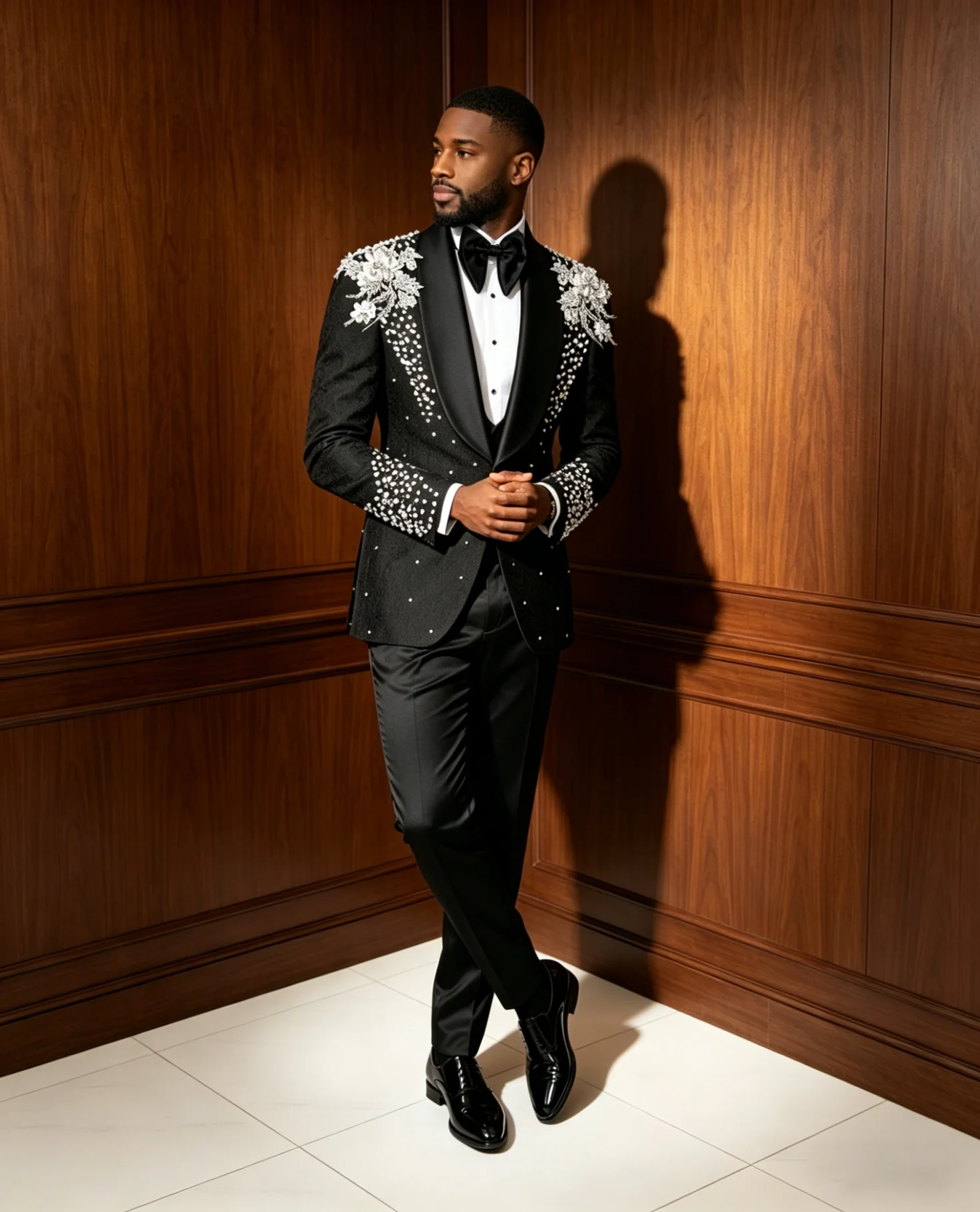 Sparkly Crystals Suit For Men  - Men'S Formal Dinner Wear review and price