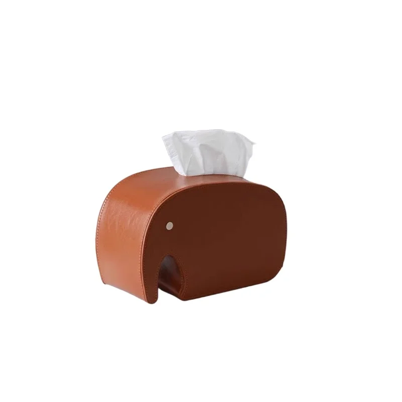 

Leather paper towels, box living room bedroom, bedside dining table, cute, high-end light luxury and high-end sense